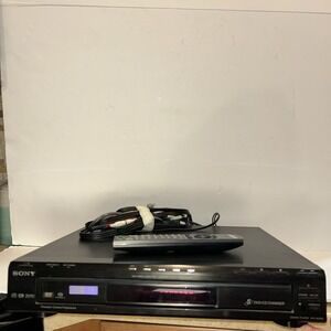 Sony DVP-NC80V 5-Disc DVD Super Audio CD Changer Player Black W/Remote Tested